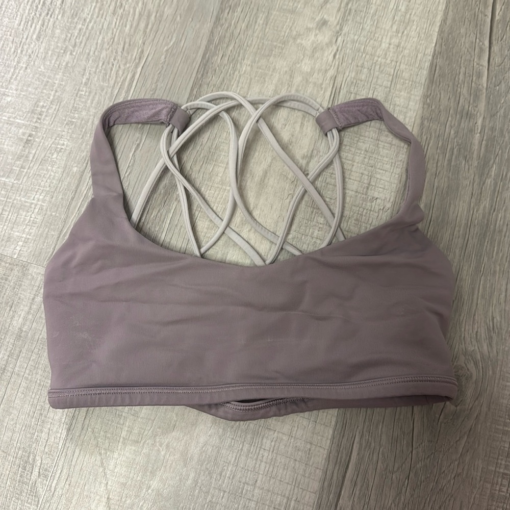 Purple lululemon bra